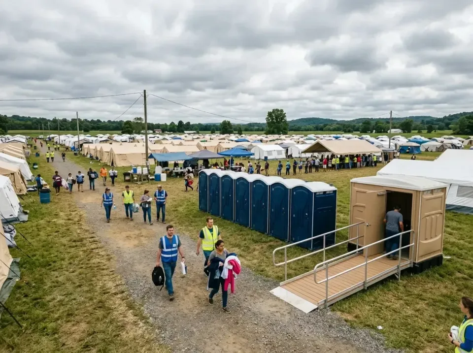 disaster-relief-camp-restrooms-010 — frequently asked questions, Dumpster & Portable Bathrooms Rental in University Park, MD